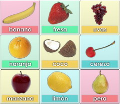 Früchte - Las frutas